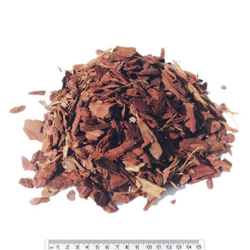 Vörös közepes fenyőkéreg